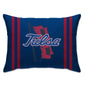 NCAA Standard Stripe Logo Bed Pillow