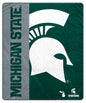 NCAA Endzone Ultra Soft Tailgate Throw