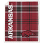 NCAA Playmaker Plaid Ultra Cozy Sherpa Throw