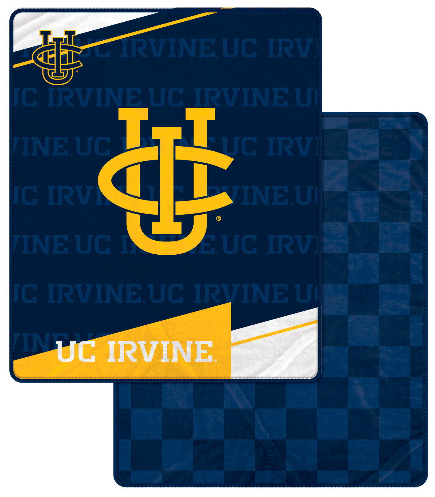 NCAA Diagonal Ghost Checker 60x70 Blanket