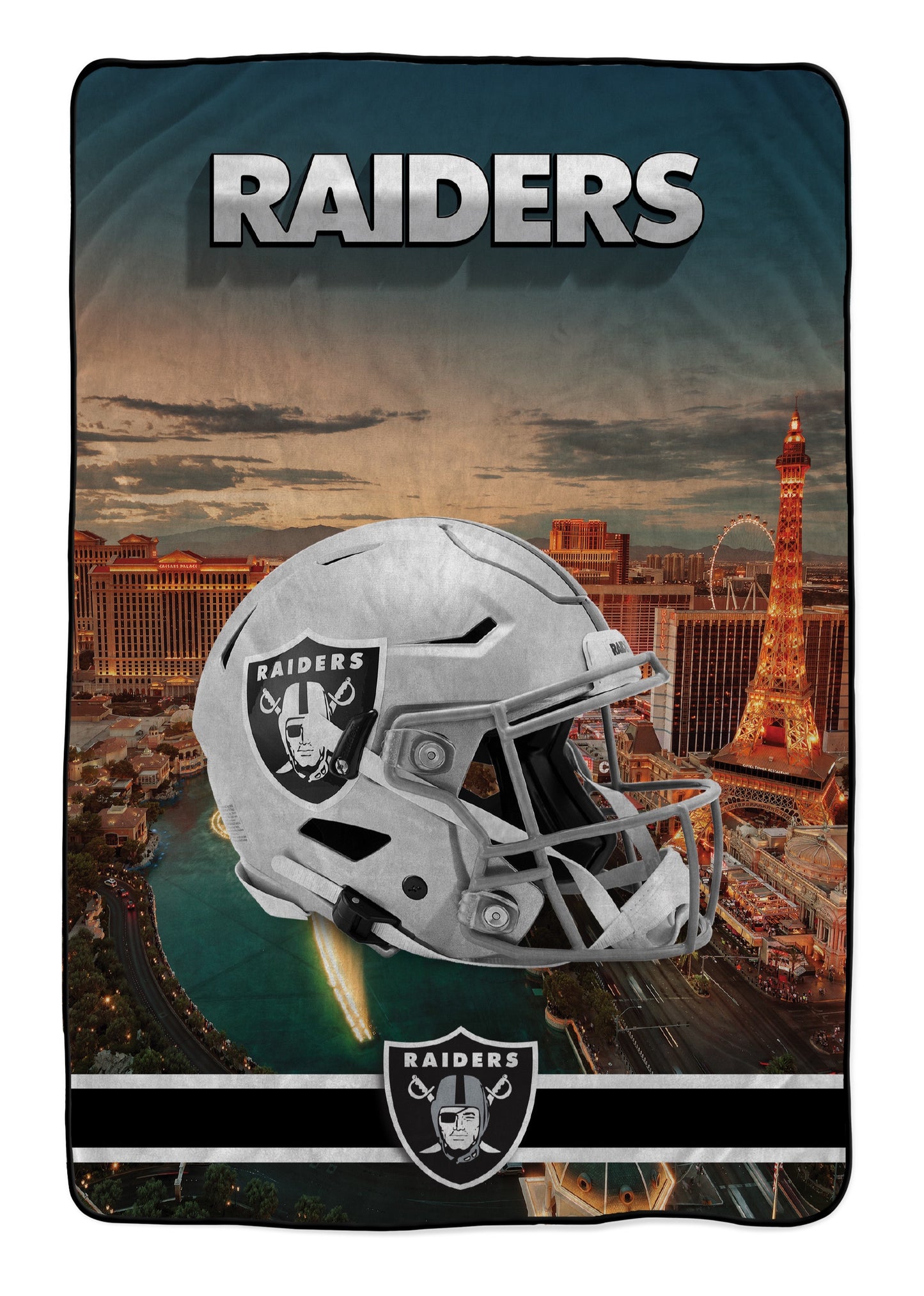 NFL Skyline Series Helmet 66x95 Oversized Blanket