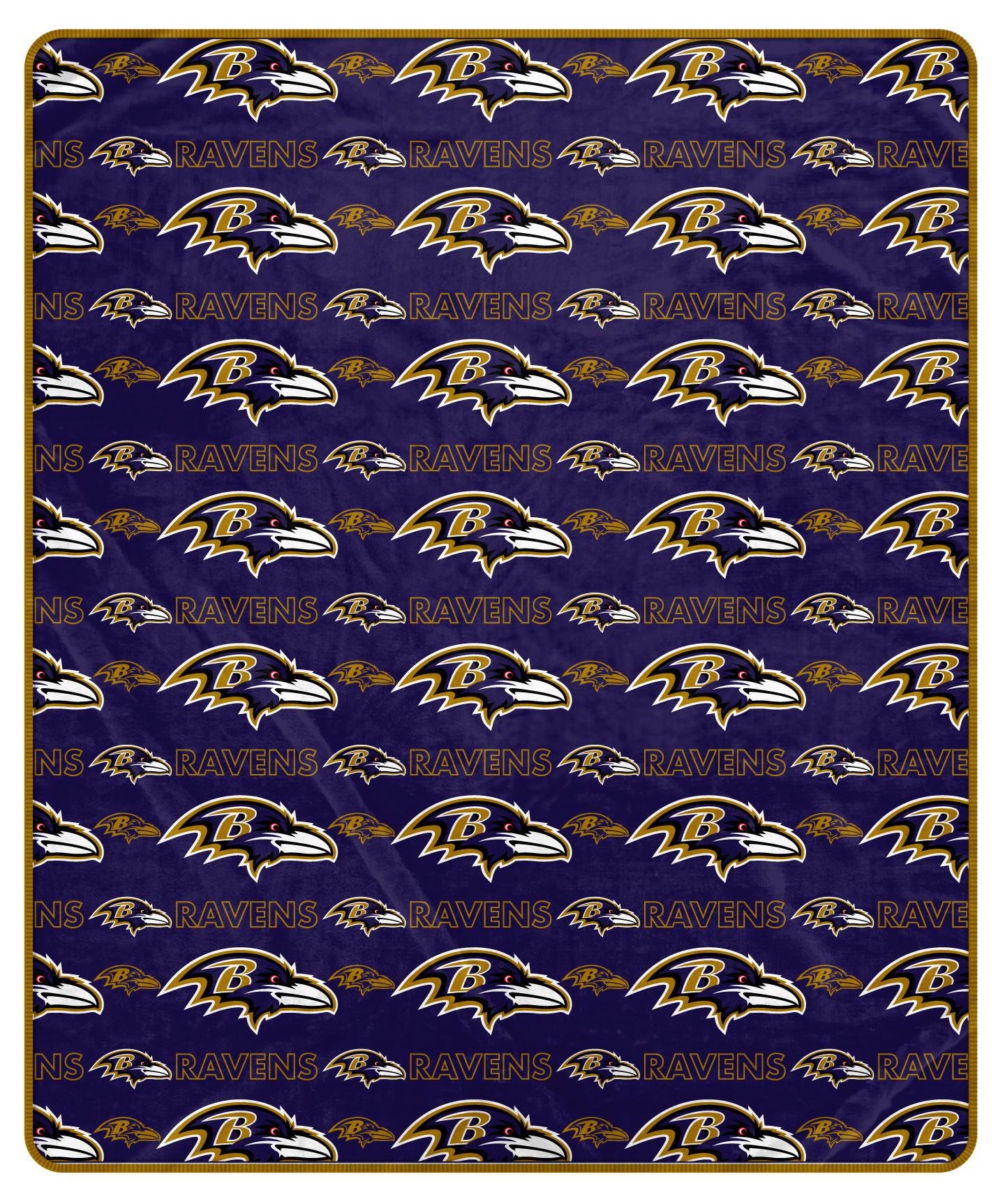 NFL Repeat Big Logo Wordmark 50x60 Blanket