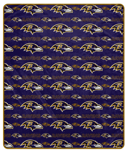 NFL Repeat Big Logo Wordmark 50x60 Blanket