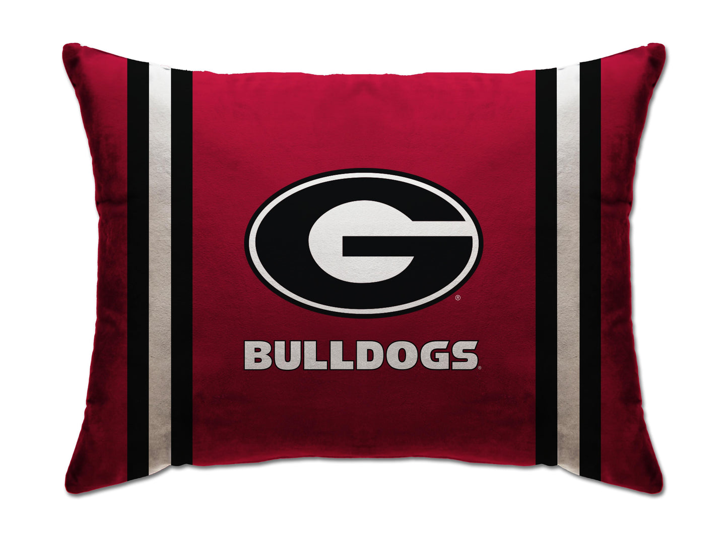 NCAA Standard Stripe Logo Bed Pillow