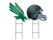 Load image into Gallery viewer, NCAA Logo and Helmet 2 Pack Yard Sign Set
