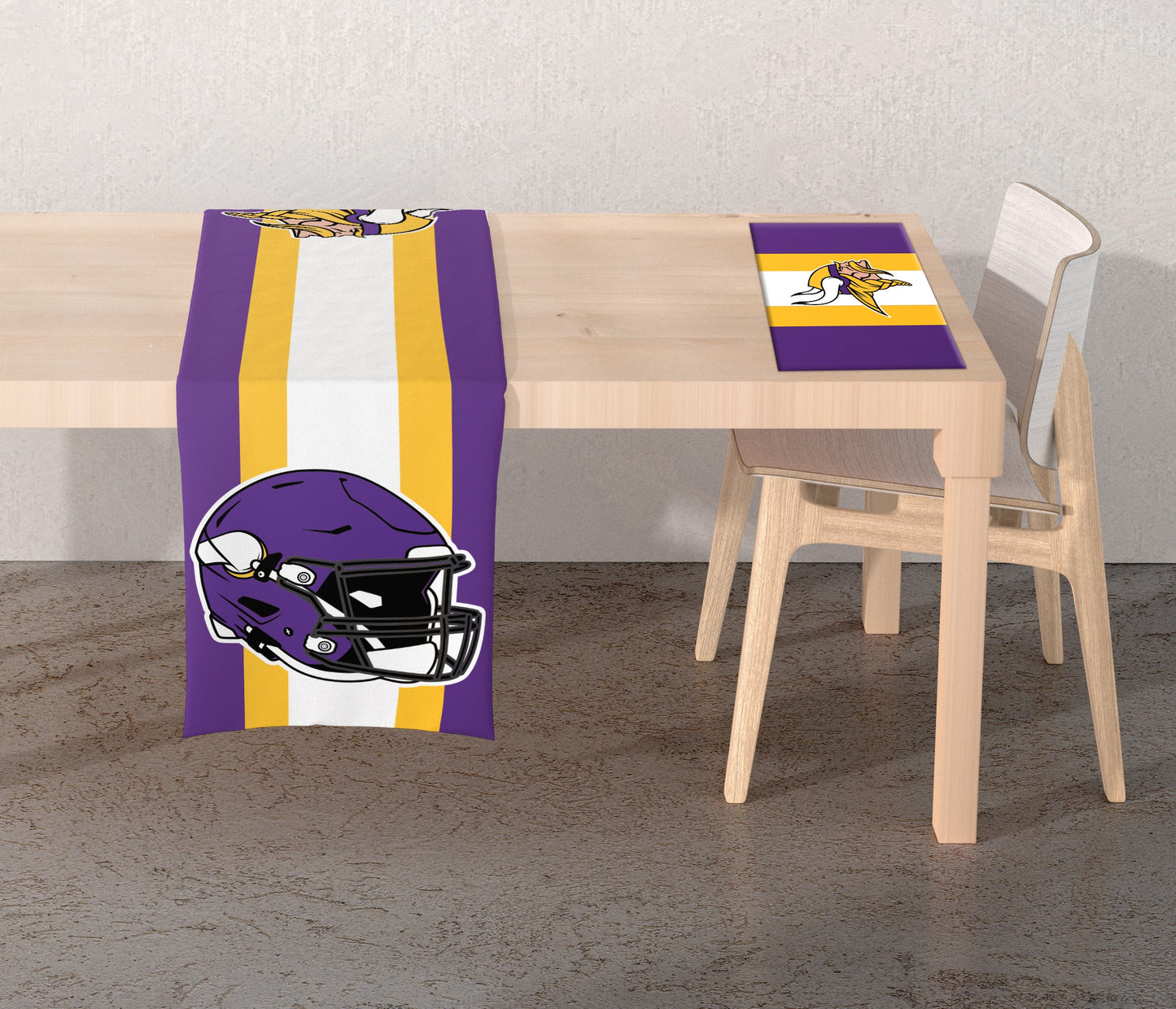 NFL Logo 2-Sided Place Mat Table Runner Set