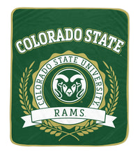 Load image into Gallery viewer, NCAA University Crest 50x60 Ultra Soft Blanket
