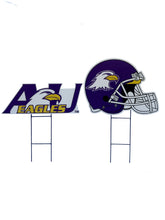 Load image into Gallery viewer, NCAA Logo and Helmet 2 Pack Yard Sign Set

