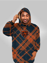 Load image into Gallery viewer, NFL Digital Dash Sherpa Hooded Fan Cape
