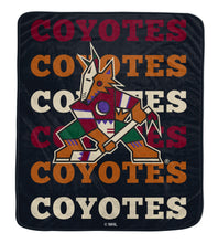 Load image into Gallery viewer, NHL Repeat Refresh 60x70 Wordmark Blanket

