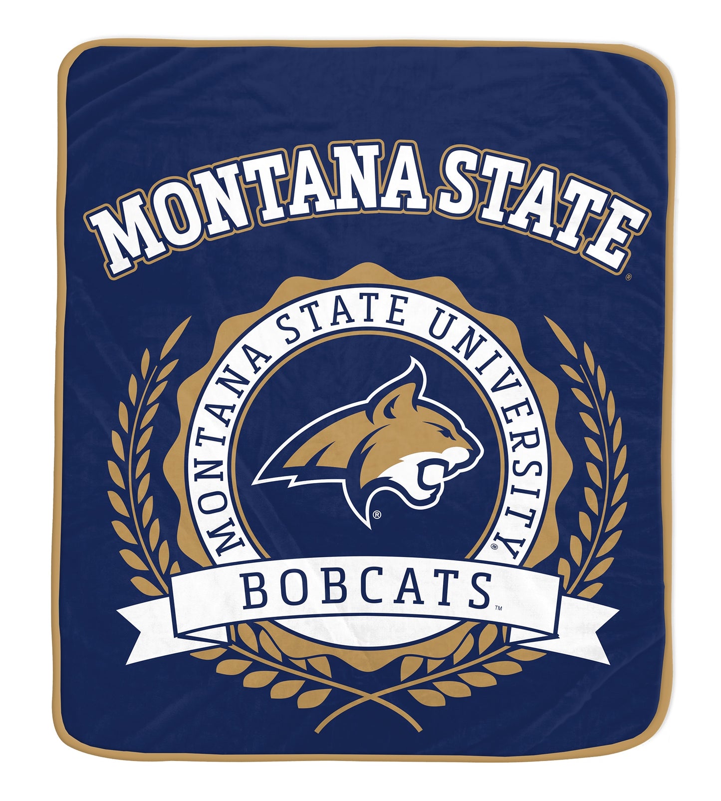 NCAA University Crest 50x60 Ultra Soft Blanket