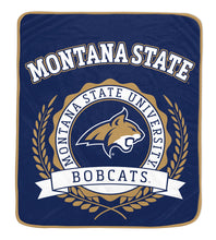 Load image into Gallery viewer, NCAA University Crest 50x60 Ultra Soft Blanket

