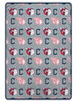 MLB Logo Roll Ultra Cozy Oversized 66x95 Blanket