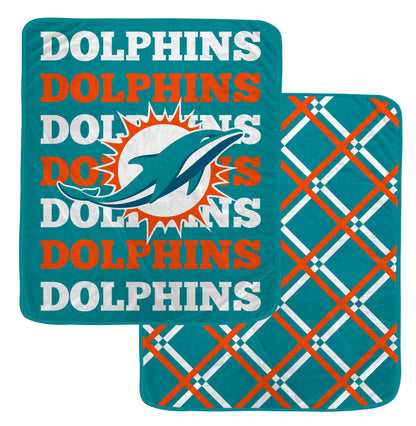 NFL Repeat Refresh 2-Sided Diamond Back 50x60 Ultra Cozy Blanket