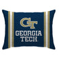 NCAA Standard Stripe Logo Bed Pillow