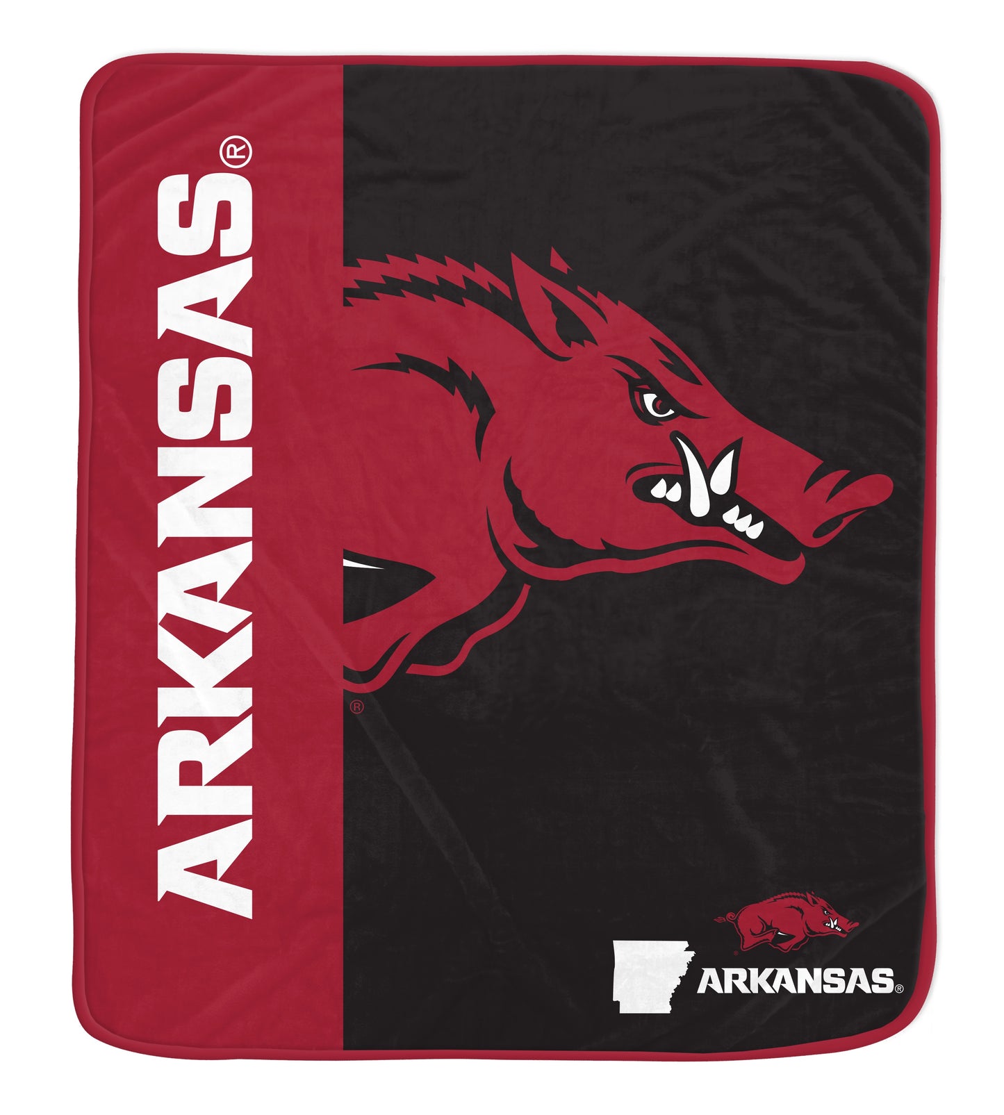 NCAA Endzone Ultra Soft Tailgate Throw