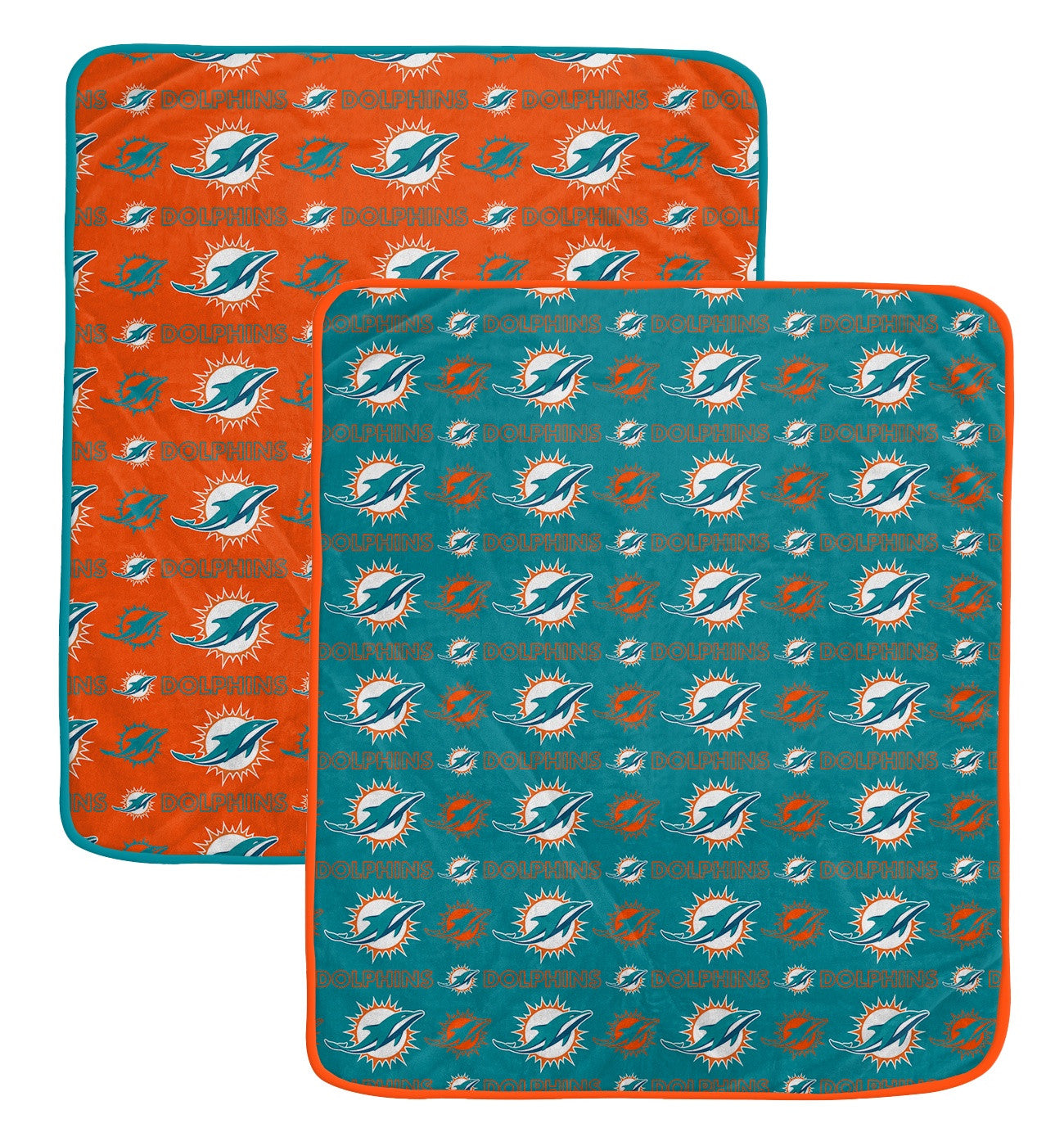 NFL Home & Away Logo Roll 60x70 2 Pack Blanket Set