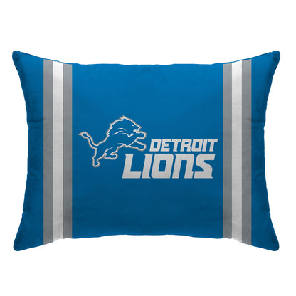 NFL Standard Logo Stripe Bed Pillow