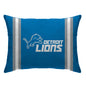 NFL Standard Logo Stripe Bed Pillow