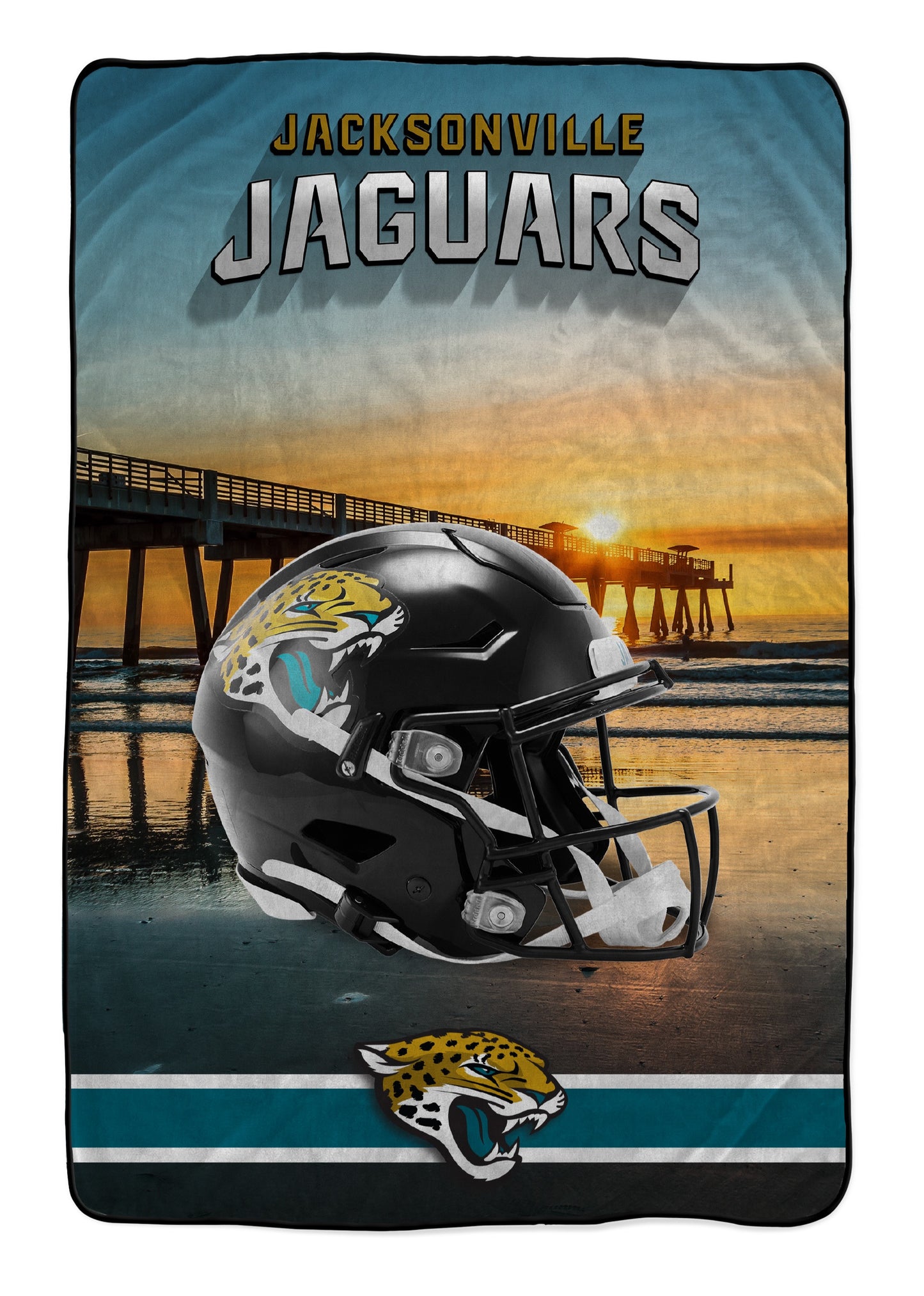 NFL Skyline Series Helmet 66x95 Oversized Blanket