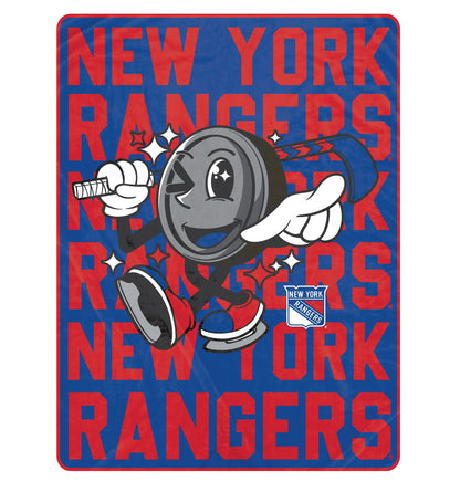 NHL Cartoon Puck Ultra Soft 60x80 Blanket