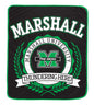NCAA University Crest 50x60 Ultra Soft Blanket
