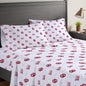 NCAA Small X Queen Sheet Set