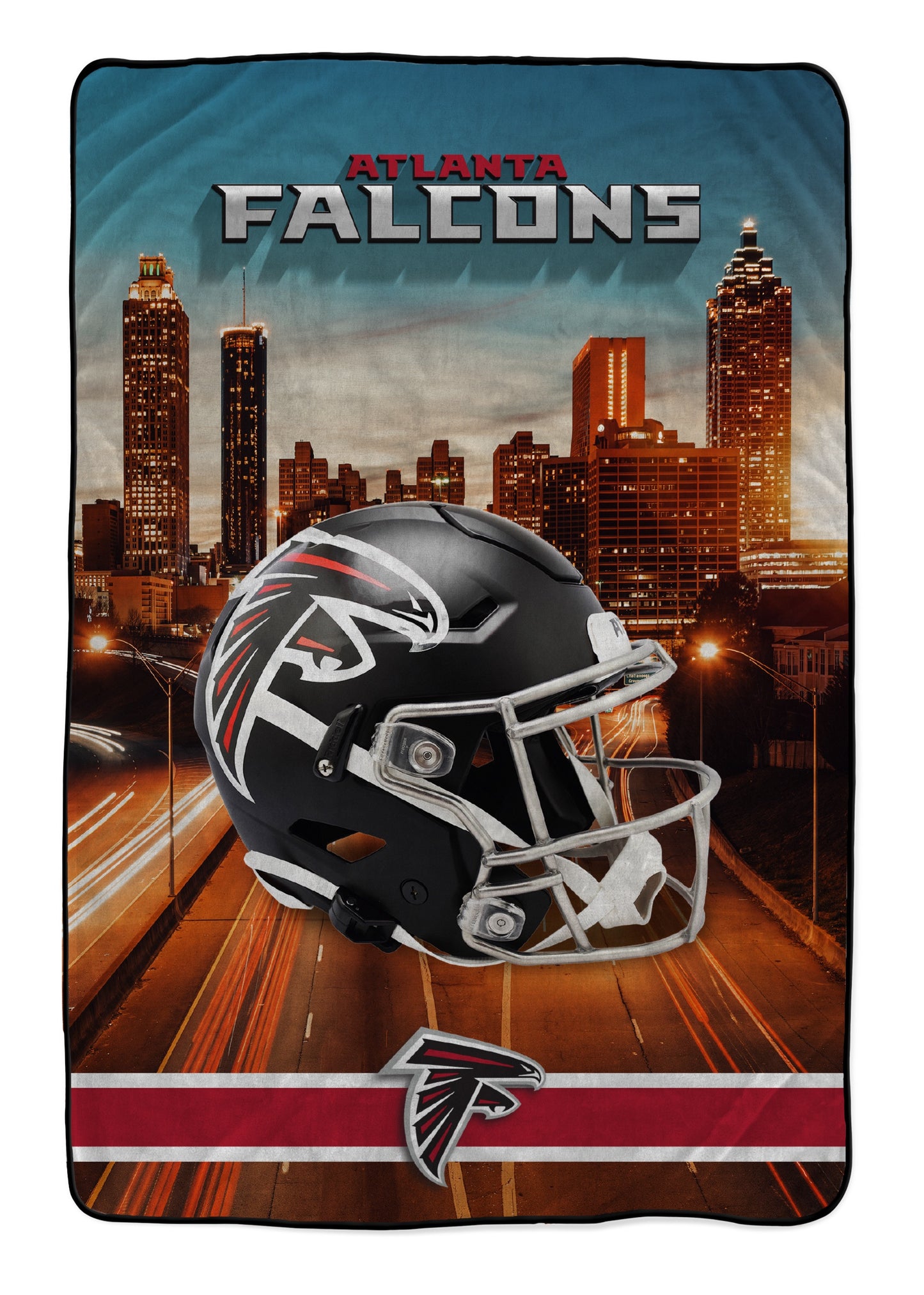 NFL Skyline Series Helmet 66x95 Oversized Blanket