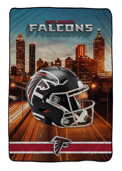 NFL Skyline Series Helmet 66x95 Oversized Blanket