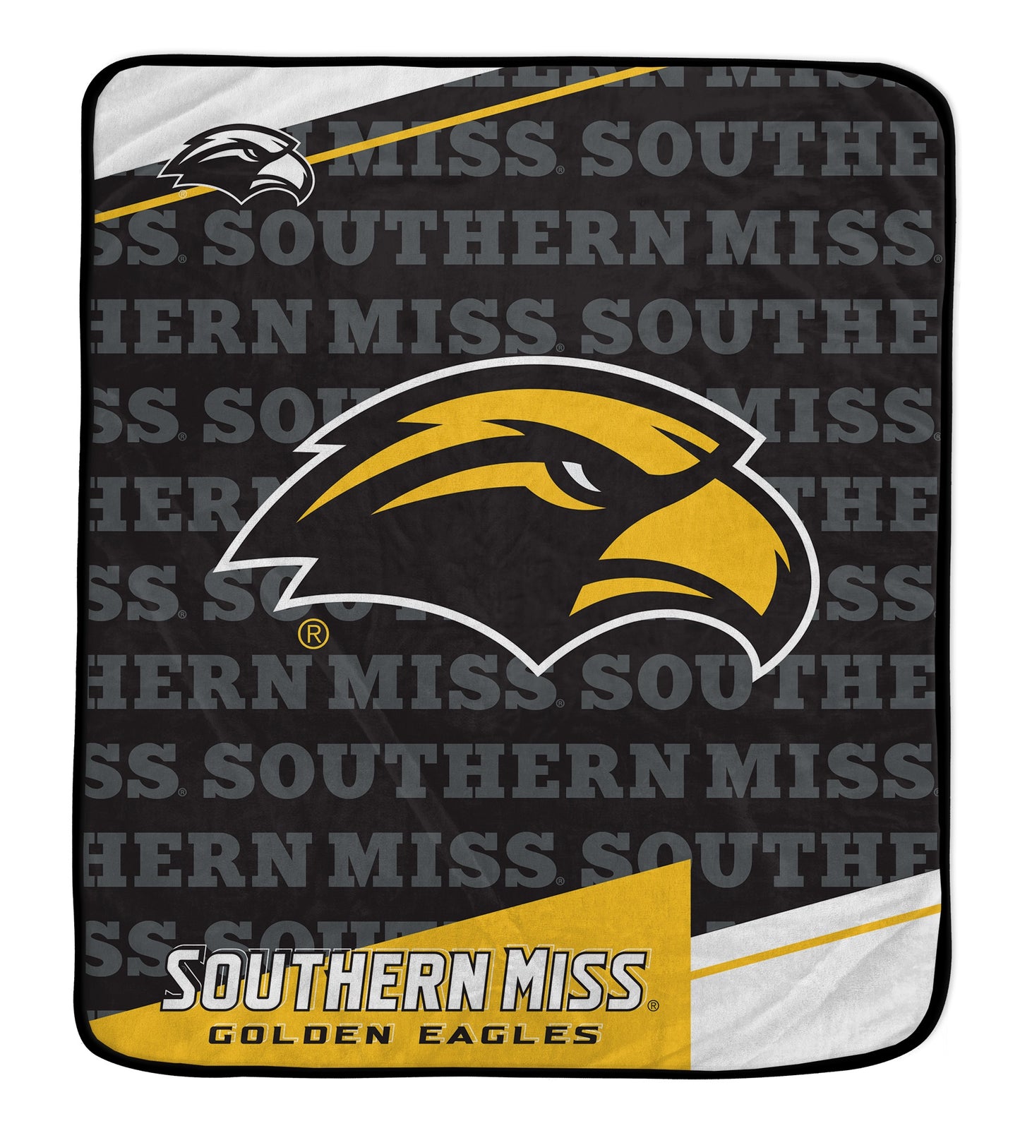 NCAA Diagonal Ghost Ultra Soft 50x60 Blanket