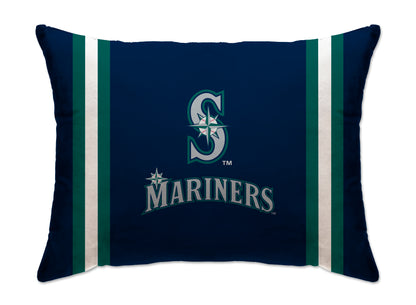 MLB Standard Logo Stripe Bed Pillow