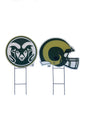 NCAA Logo and Helmet 2 Pack Yard Sign Set