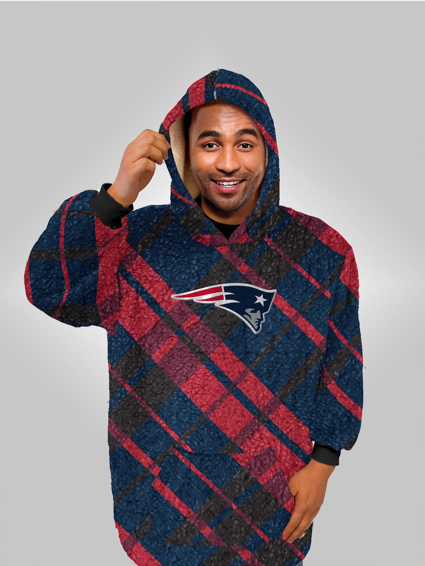 NFL Digital Dash Sherpa Hooded Fan Cape