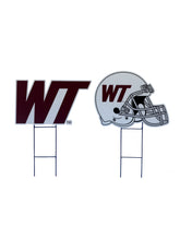 Load image into Gallery viewer, NCAA Logo and Helmet 2 Pack Yard Sign Set

