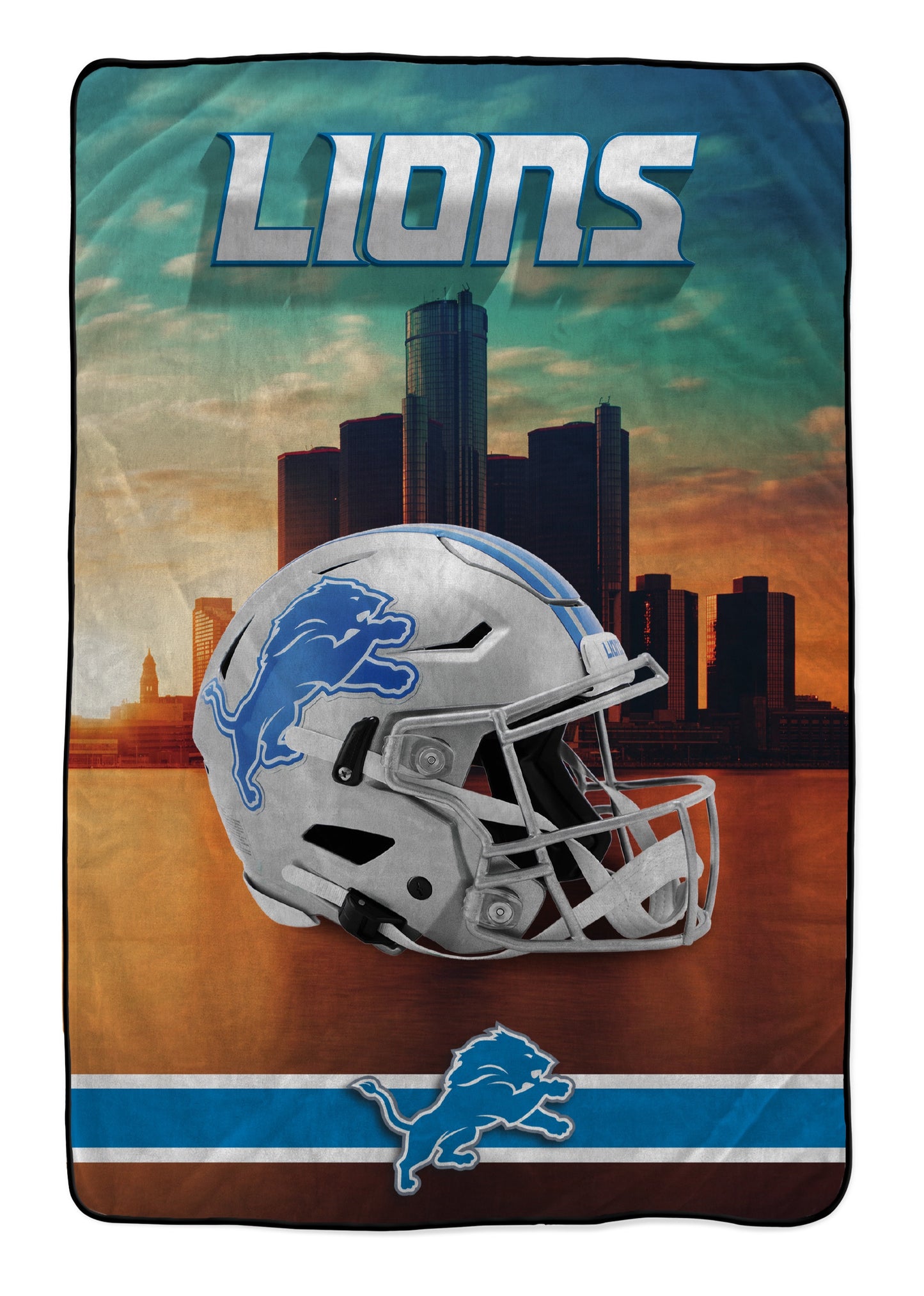 NFL Skyline Series Helmet 66x95 Oversized Blanket