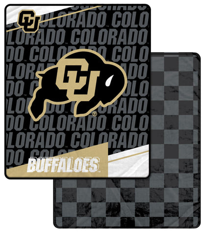 NCAA Diagonal Ghost Checker 60x70 Blanket