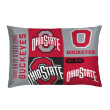 Load image into Gallery viewer, Ohio State Buckeyes Block Logo 3 Piece Full/Queen Bed in a Bag
