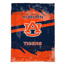 Load image into Gallery viewer, Auburn Tigers Slanted Stripe 4 Piece Twin Bed in a Bag
