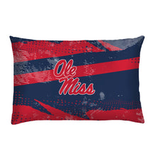 Load image into Gallery viewer, Ole Miss Rebels Slanted Stripe 4 Piece Twin Bed in a Bag
