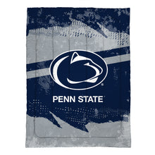 Load image into Gallery viewer, Penn State Nittany Lions Slanted Stripe 4 Piece Twin Bed in a Bag
