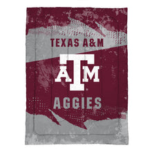 Load image into Gallery viewer, Texas A&amp;M Aggies Slanted Stripe 4 Piece Twin Bed in a Bag
