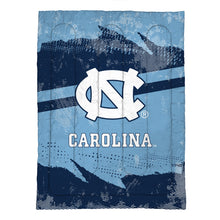 Load image into Gallery viewer, North Carolina Tar Heels Slanted Stripe 4 Piece Twin Bed in a Bag
