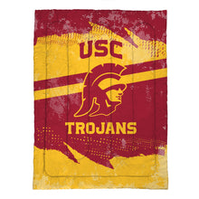 Load image into Gallery viewer, USC Trojans Slanted Stripe 4 Piece Twin Bed in a Bag
