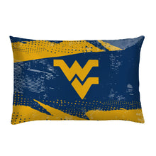 Load image into Gallery viewer, West Virginia Mountaineers Slanted Stripe 4 Piece Twin Bed in a Bag

