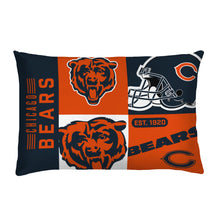 Load image into Gallery viewer, Chicago Bears Block Logo 3 Piece Full/Queen Bed in a Bag
