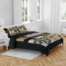 Load image into Gallery viewer, New Orleans Saints Block Logo 3 Piece Full/Queen Bed in a Bag
