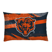 Load image into Gallery viewer, Chicago Bears Slanted Stripe 4 Piece Twin Bed in a Bag
