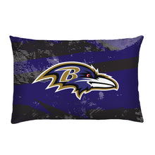 Load image into Gallery viewer, Baltimore Ravens Slanted Stripe 4 Piece Twin Bed in a Bag

