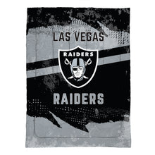Load image into Gallery viewer, Las Vegas Raiders Slanted Stripe 4 Piece Twin Bed in a Bag
