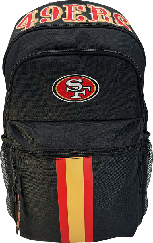 NFL Triple Stripe Wordmark Backpack with Keychain